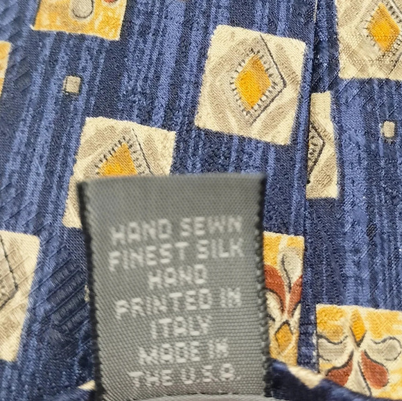 Robert Talbott Men's Silk Necktie Tie Hand Sewn Abstract Angelic - Picture 6 of 9